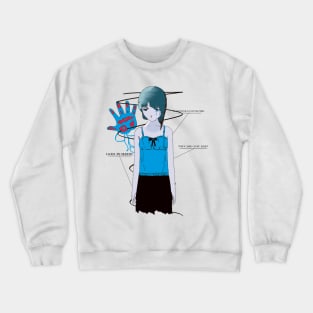 Serial Experiments Lain ''PSYCHE'' V2 Crewneck Sweatshirt